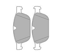 Delphi OEM Spec Brake Pads fits Volvo XC60 LP2140