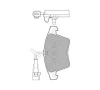 Delphi OEM Spec Brake Pads fits VW Transporter LP1913