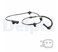 2x ✅Fits DELPHI SS20773 Sensor, wheel speed SS20773 ABS sensor front ⭐UK Seller⭐