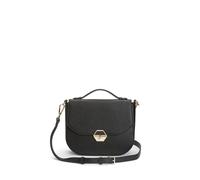 Delphino Leather Crossbody Handbag Black
