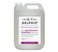 Delphis Eco Anti-Bacterial Hand Soap 5L Refill. Plant-Based, Vegan, Antibacterial Hand Wash Kills 99.9% Of Bacteria
