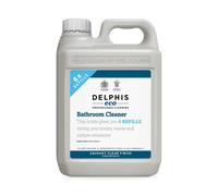 Delphis Eco Bathroom Cleaner - Plant-based, Vegan Bathroom Cleaning Spray, Free from Fragrances, Chlorine and Phosphates, EU Ecolabel Accredited, 2 Litres, White