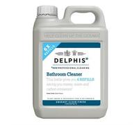 Delphis Eco Bathroom Cleaner - Plant-based, Vegan Bathroom Cleaning Spray, Free from Fragrances, Chlorine and Phosphates, EU Ecolabel Accredited, 2 Litres, White