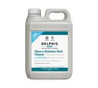 Delphis Eco Glass, Window & Stainless Steel Cleaner 2 Litre Refill | Streak-Free | Natural Plant Based Biodegradable Ingredients