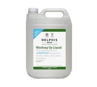 Delphis Eco Eco Washing Up Liquid 5L Concentrate Refill | Natural, Eco Friendly | Bulk Buy Refill