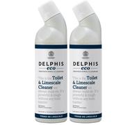 Delphis Eco Toilet & Limescale Cleaner 750ml | Eco Friendly | Toilet Cleaner Limescale Remover | Safe for Septic Tanks | Kills 99.99% of Bacteria (Pack of 2)