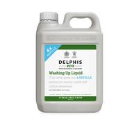 Delphis Eco Washing Up Liquid 2L Refill | Natural Washing Up Liquid | Eco Friendly Washing Up Liquid Bulk Buy | 2 Litre refill