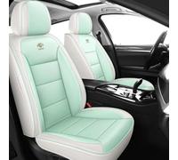 DELPOS Car Seat Covers Universal Full Set Accessories for Nissan Expert/Elgrand E51/Elgrand E52/Dualis J10/Dayz/Cima Y32/Cima Y33 Car Accessories, green