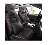 DELPOS Car Seat Covers Universal Set for Audi A1 A3 A4 A5 A6 A7 A8 A4L A6L Q2 Q3 Q5 Q7 Car Accessories, Black-Red Line
