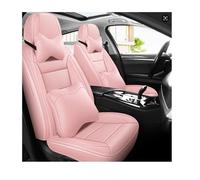 DELPOS Car Seat Covers Universal Set for Fiat 500 500X Albea Bravo Ducato Freemont Linea of 2010 2009 2008 2007 Car Accessories, Pink