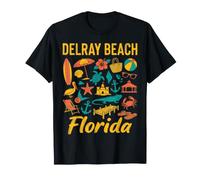 Delray Beach Florida Beach Vacation Coastal Life T-Shirt