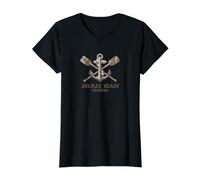 Delray Beach Florida Naval - Delray Beach FL Value Graphic T-Shirt, Women, Black, L