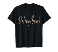 Delray Beach Florida Vintage Elegant Design Value Graphic T-Shirt, Men, Black, L