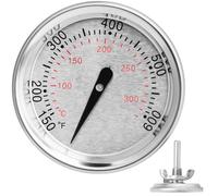 DELSbbq 60540 7581 67031 Round Grill Lid Thermometer for Weber GS4 Spirit II & I 200/300 Accurate Temperature Gauge for Weber Charcoal Grills