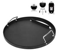 DELSbbq Full Size Griddle Insert for Weber 18" Charcoal Grill, Carbon Steel