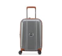 Delsey 55cm Expandable Carry On Suitcase - Helium Ultimate - Silver - 826365 - 3219110691931