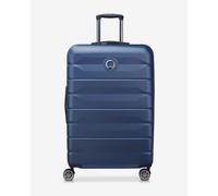 DELSEY PARIS Hard Suitcase AIR ARMOUR EXTENSIBLE 4DR 77CM in Blue One size