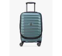Delsey Paris Shadow 5.0 4-wheeled cabin trolley 55 cm laptop compartment with expansion pleat green