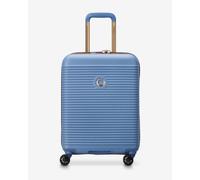 DELSEY PARIS Hard Suitcase FREESTYLE 4DR CABINE 55CM SLIM in Blue One size
