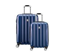 Delsey Luggage Helium Aero Spinner Set (21"/25"), Cobalt Blue