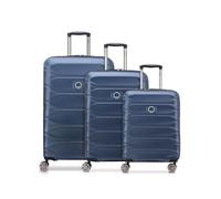 Delsey Meteor, Blue, Kofferset + (3-teilig), Hard Luggage