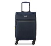 Delsey Paris Brochant 3 4 wheels Cabin trolley 55 cm with expansion pleat blue