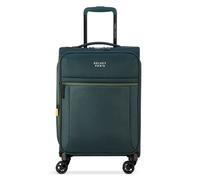 Delsey Paris Brochant 3 4 wheels Cabin trolley 55 cm with expansion pleat green