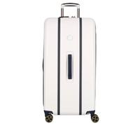 Delsey Paris Cadence 4 wheels Trolley 80 cm with expansion pleat white