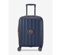 Delsey Paris Carrousel 2 4 wheels Cabin trolley 55 cm with expansion pleat blue