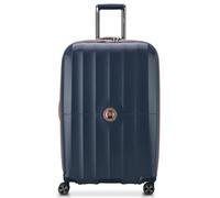 Delsey Paris Carrousel 4 wheels Trolley 76.5 cm with expansion pleat blue