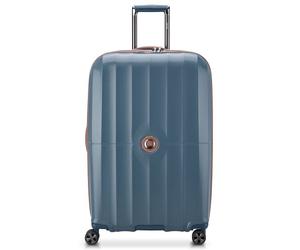 Delsey Paris Carrousel 4 wheels Trolley 76.5 cm with expansion pleat petrol