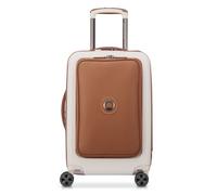 Delsey Paris Chatelet Air 2.0 4-wheeled cabin trolley 55 cm with expansion pleat beige