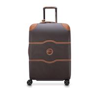 DELSEY PARIS Chatelet Air 2.0 Hardside Luggage with Spinner Wheels, Chocolate Brown, Checked-Medium 24 Inch, Chatelet Air 2.0 Hardside Luggage with Spinner Wheels