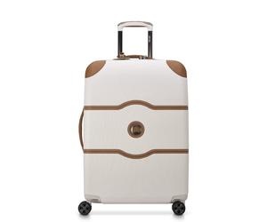 DELSEY PARIS Chatelet Hard+ Hardside Luggage with Spinner Wheels, Angora, Checked-Medium 24 Inch, Chatelet Air 2.0 Hardside Luggage with Spinner Wheels