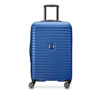 DELSEY PARIS Cruise 3.0 Hardside Expandable Luggage with Spinner Wheels, Blue, Checked-Medium 24 Inch, Cruise 3.0 Hardside Expandable Luggage with Spinner Wheels