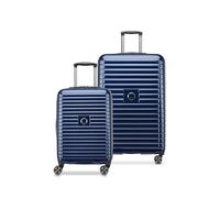 DELSEY Paris Cruise 3.0 Hardside Expandable Luggage with Spinner Wheels, Deep See Navy, 2 Piece Set, Hardside Expandable Luggage with Spinner Wheels
