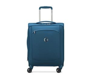 Delsey Paris Delsey Montmartre Air 2.0 Suitcase, 55 cm, lightblue, S (55cm - 37.26L Montmartre Air 2.0 ERW 4 Double Wheels Cabin Trolley Slim Line 55 cm Recycled