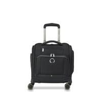 DELSEY Paris, DLC Pro, 16 Inch Underseater, Black | Underseat carry-on luggage, softside construction, shock-absorbing spinner wheels, interlocking zipper pullers