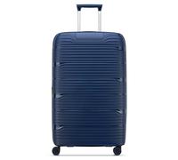 DELSEY PARIS Dune Hardside Expandable Luggage with Spinner Wheels, Navy Blue, Checked-Medium 25 Inch, Dune Hardside Expandable Luggage with Spinner Wheels