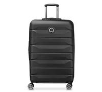 DELSEY Paris Expandable Suitcase 4 Double Wheels 77 cm, Adults Unisex, Black, L, Expandable Suitcase