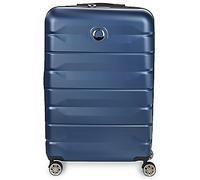 DELSEY PARIS Hard Suitcase AIR ARMOUR EXTENSIBLE 4DR 77CM in Blue One size