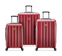 DELSEY PARIS Helium Aero Hardside Expandable Luggage with Spinner Wheels, Brick Red, 3-Piece Set (19/24/28), Helium Aero Hardside Expandable Luggage With Spinner Wheels