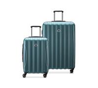 DELSEY PARIS Helium Aero Hardside Expandable Luggage with Spinner Wheels, Metallic Green, Carry-On 21 Inch, Helium Aero Hardside Expandable Luggage with Spinner Wheels