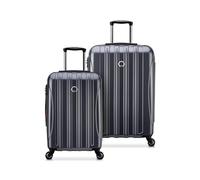 DELSEY Paris Helium Aero Hardside Expandable Luggage with Spinner Wheels, Titanium, Carry-On 19 Inch