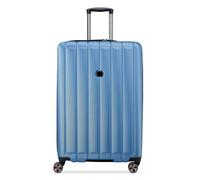 Delsey Paris Longitude 4 wheels Trolley 76 cm with expansion pleat blue