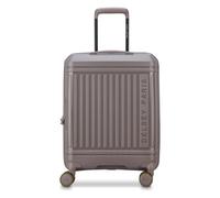 Delsey Lutece Slim Expandable 55cm 34l Trolley Bag Brown