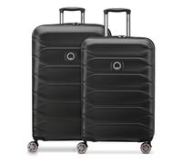 Delsey Paris Meteor 4-wheel Suitcase set (M + L) expandable black