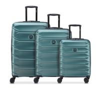 Delsey Paris Meteor 4 wheels Suitcase set 3-piece Expandable petrol