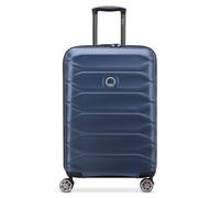 Delsey Paris Meteor 4 wheels Trolley 68 cm with expansion pleat blue