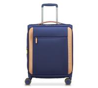 Delsey Paris Montmartre 3 4 wheels Cabin trolley 55 cm with expansion pleat blue